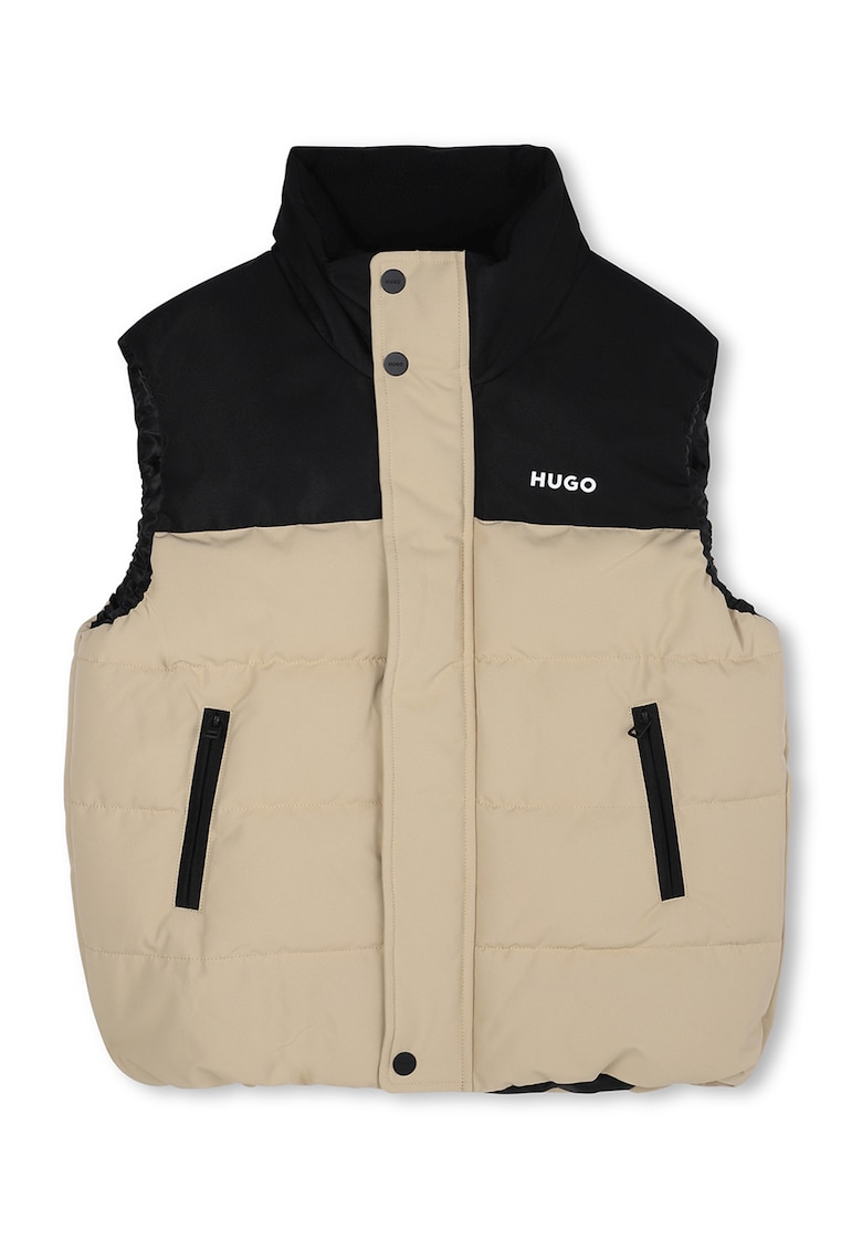 Капитониран елек с миди яка HUGO