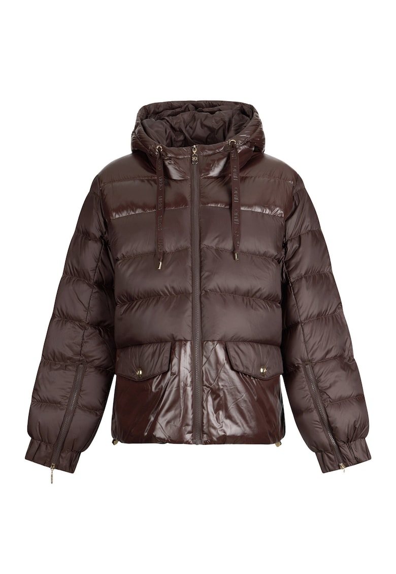 Капитонирано зимно яке с джобове с капаче Liu Jo