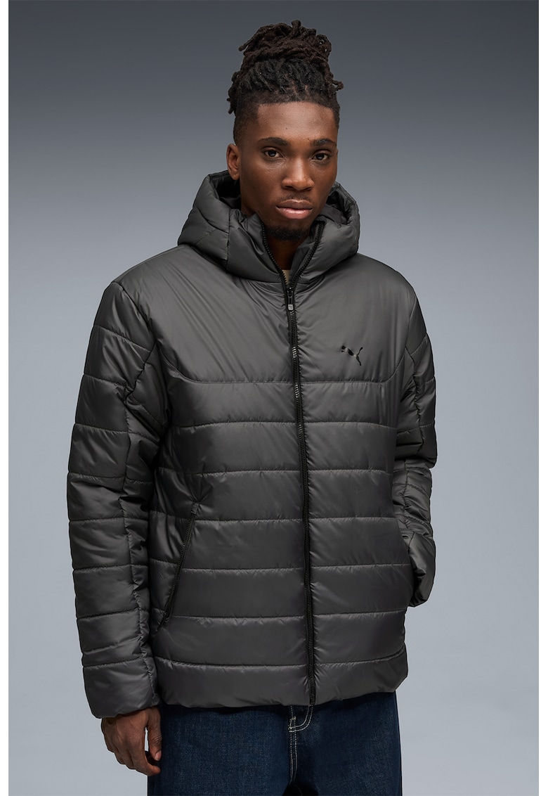 Капитонирано зимно яке с качулка и лого Puma