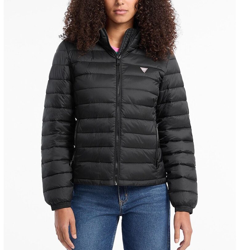 Капитонирано яке с качулка GUESS JEANS