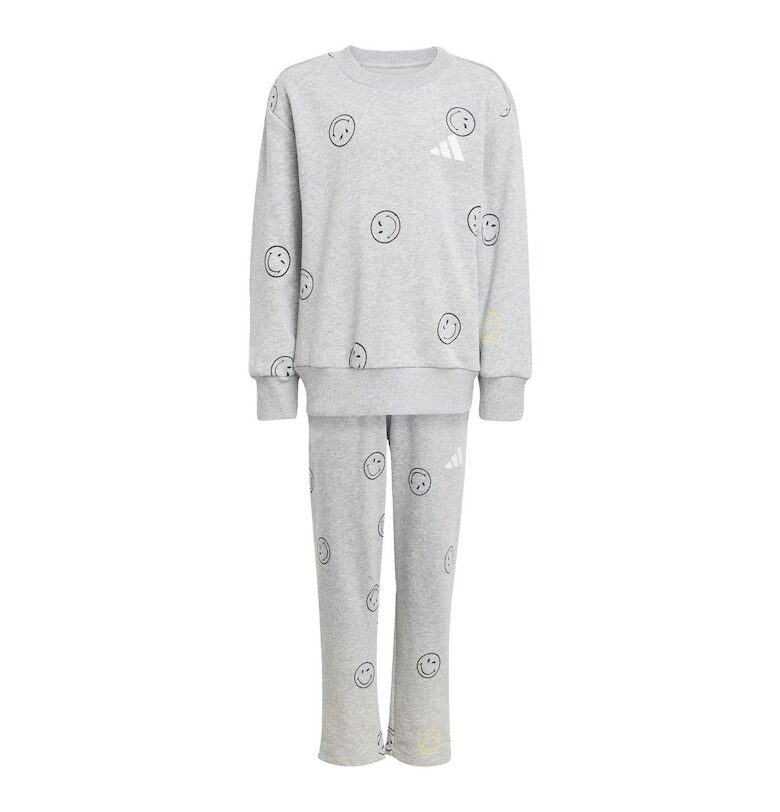 Детски спортен екип  Lk Smi Jog JN2158 - сив - 140 adidas