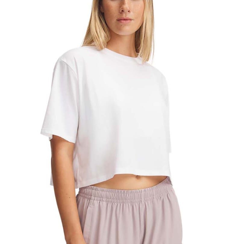 Къса тениска Rival с памук Under Armour