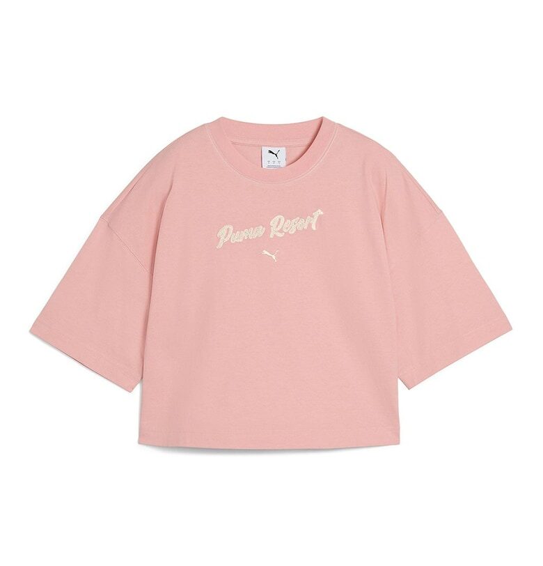 Къса тениска от памук Puma