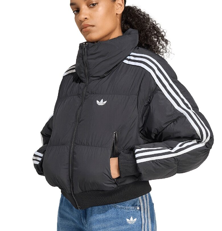 Късо зимно яке с висока яка adidas Originals