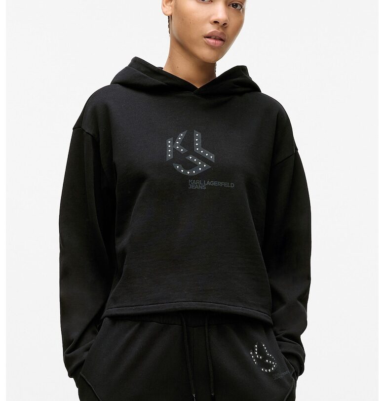Късо худи с лого KARL LAGERFELD JEANS