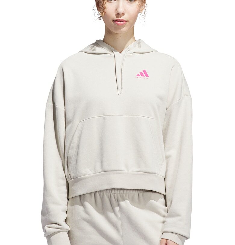 Късо худи с принт adidas Originals