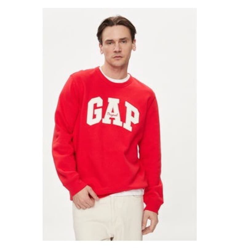 Мъжка блуза -  304143915 - Памук/Полиестер - Черна GAP