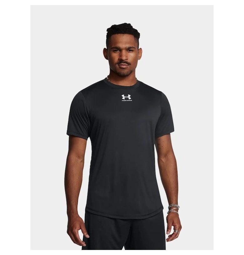 Мъжка спортна тениска  термо - черна - полиестер Under Armour