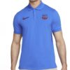 Мъжка тениска тип поло" FC Barcelona 22/23 - синя" Nike