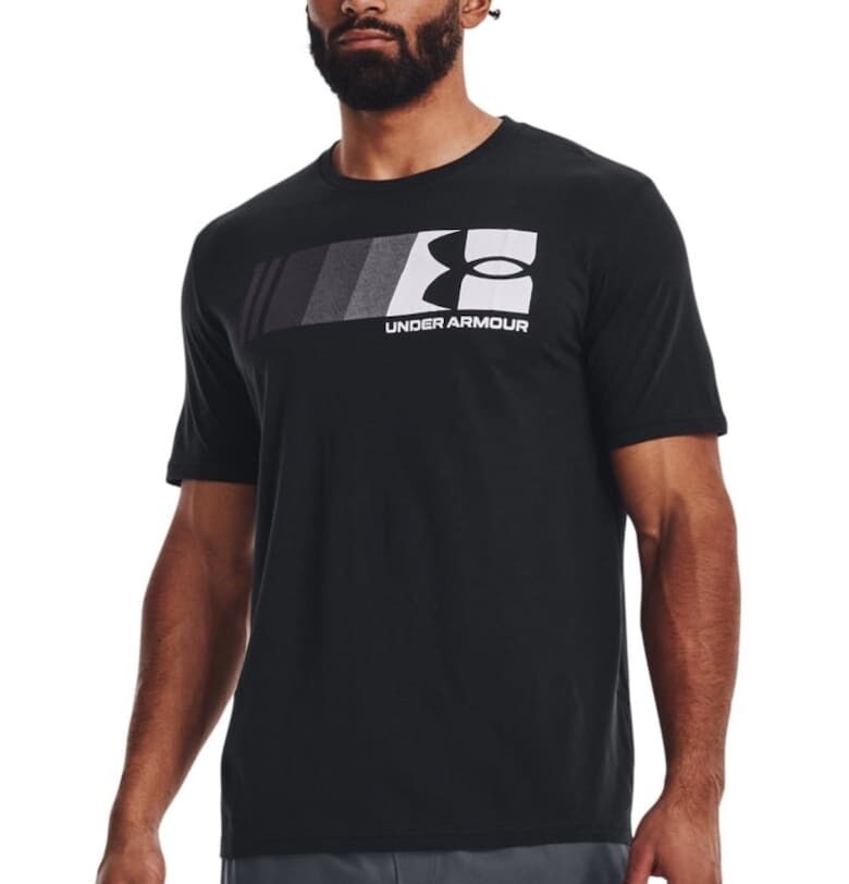 Мъжка тениска -  черна - лого Under Armour