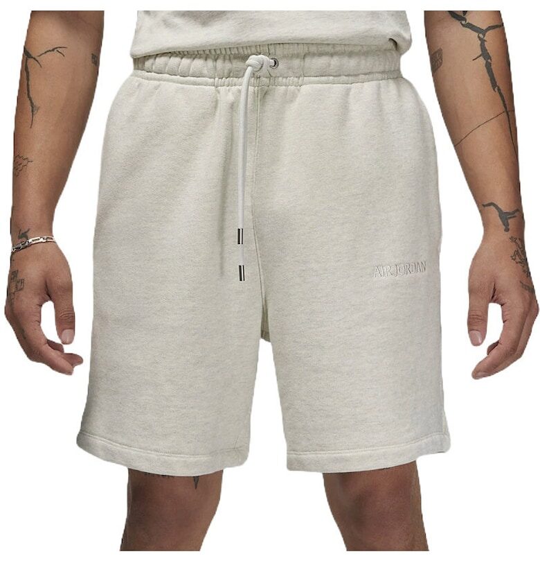 Мъжки къси панталон  Wordmark Fleece - цвят овесена каша Jordan