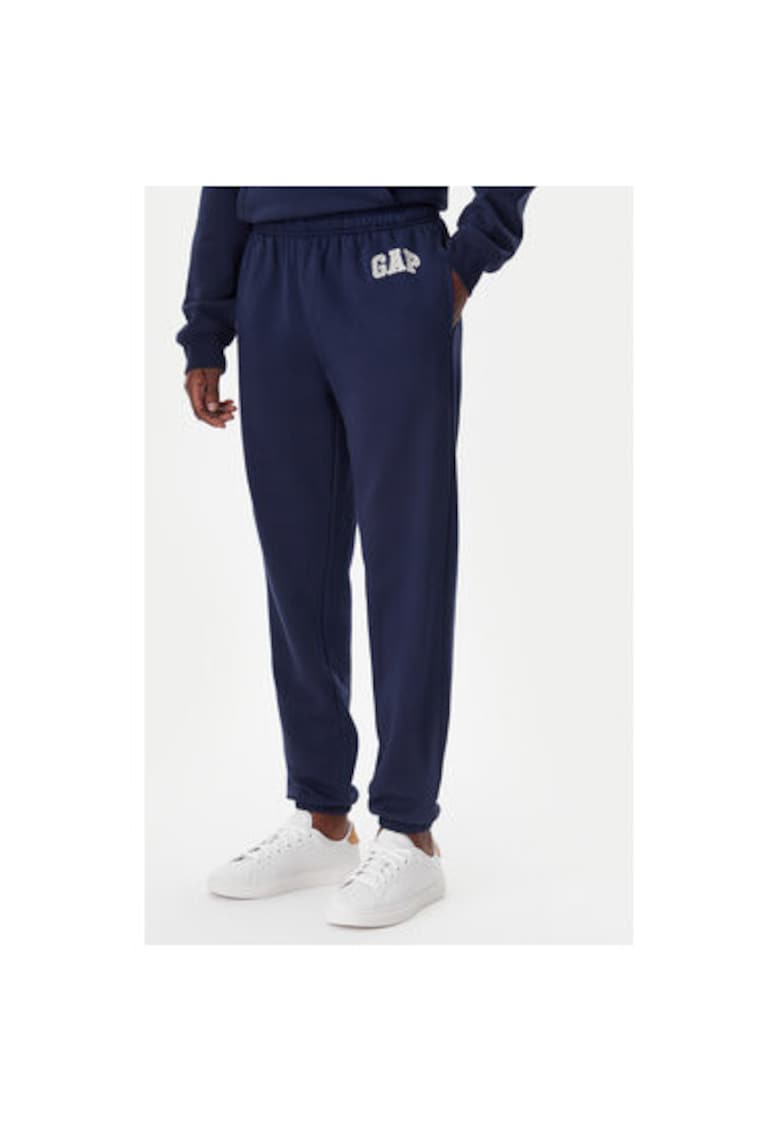 Мъжки панталон - 305288387 - Памук/Полиестер - Син GAP