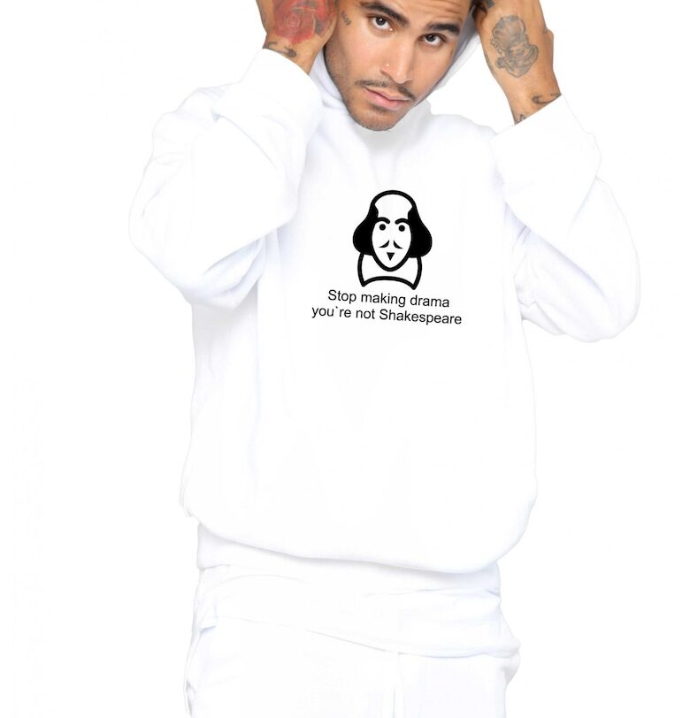 Мъжки суитчър с качулка - Shakespeare Drama THEICONIC
