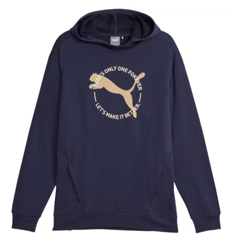 Мъжки суитшърт -  Памук - Син Puma