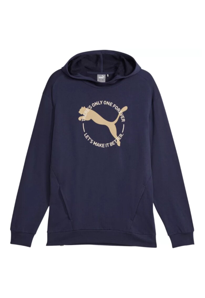 Мъжки суитшърт - Памук - Син Puma