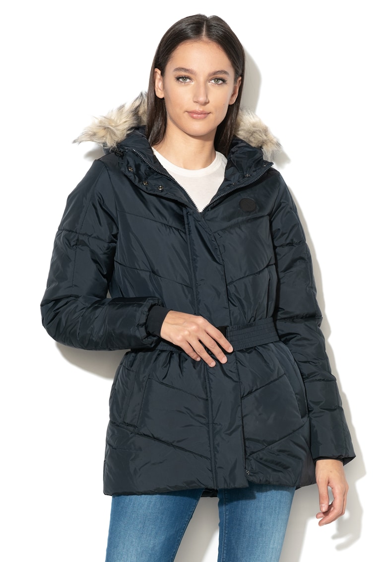 Непромокаемо зимно подплатено яке Lilona с качулка Hummel