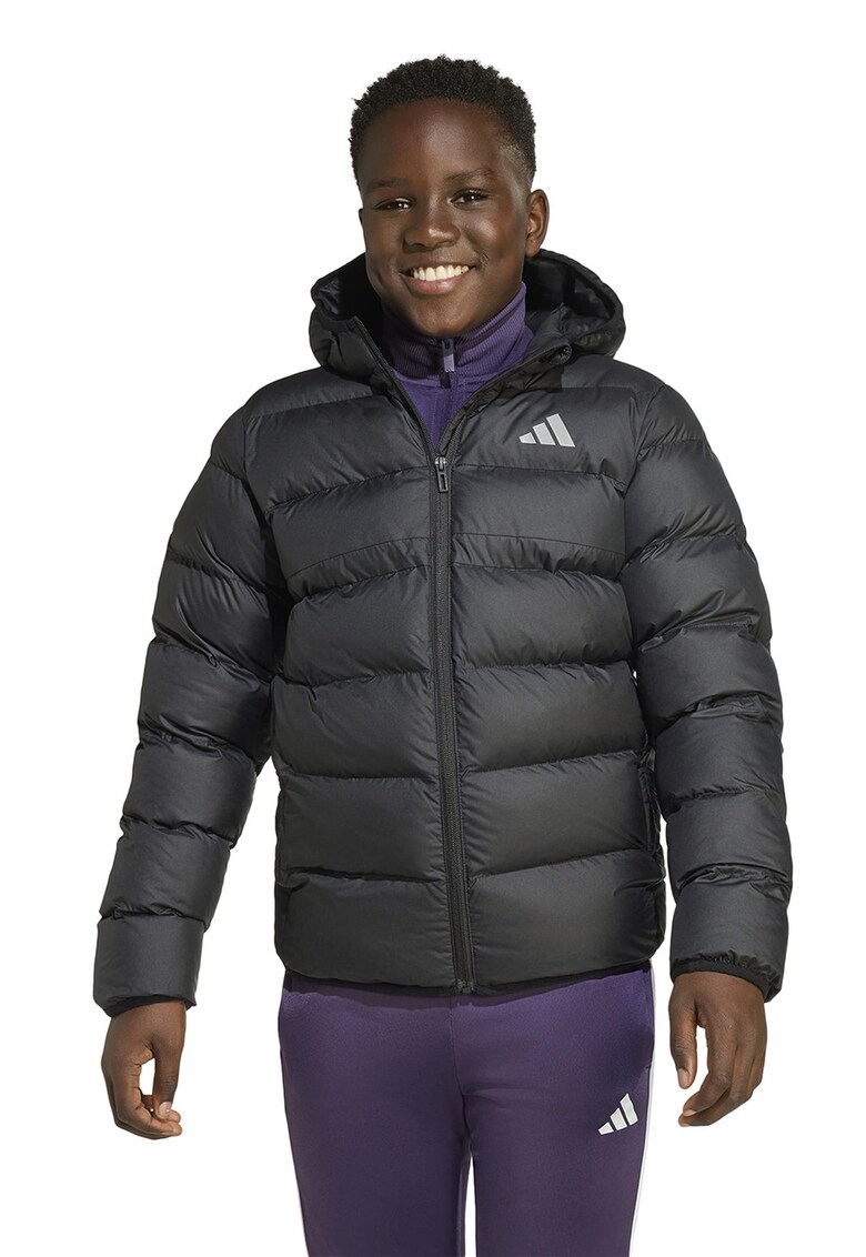 Непромокаемо зимно яке с капитониране adidas Sportswear