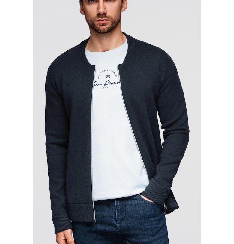 Обикновен суичър с цип  OM-SWZS-0146 OMBRE