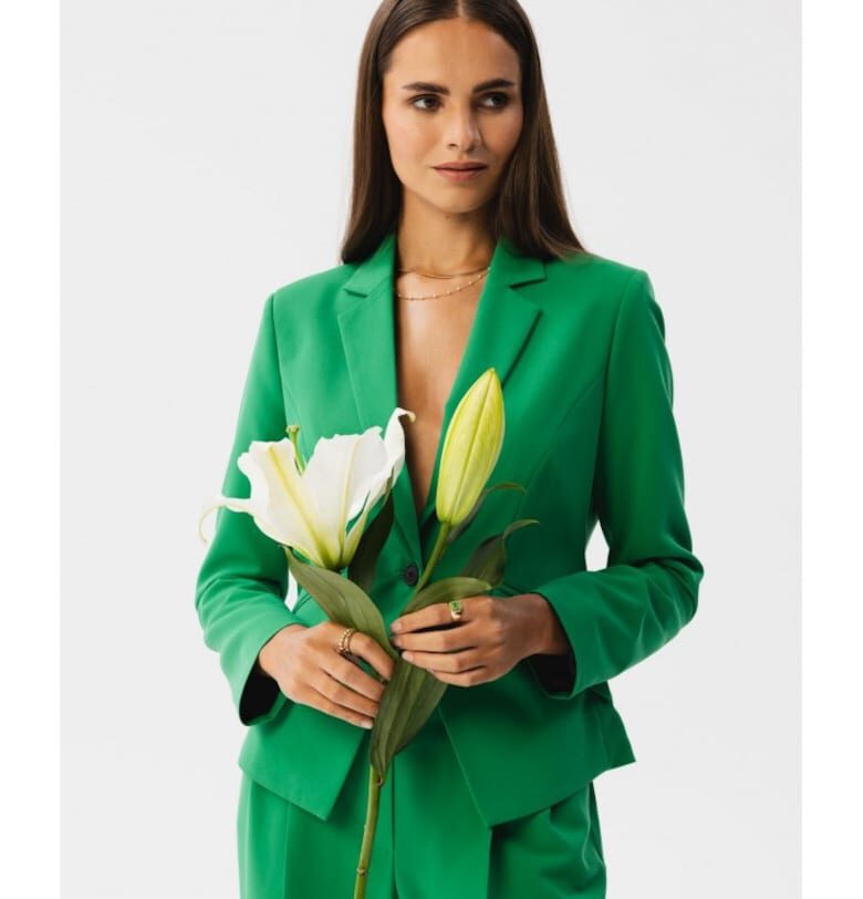 Официално дамско сако -  Guelon - светло зелено Stylove