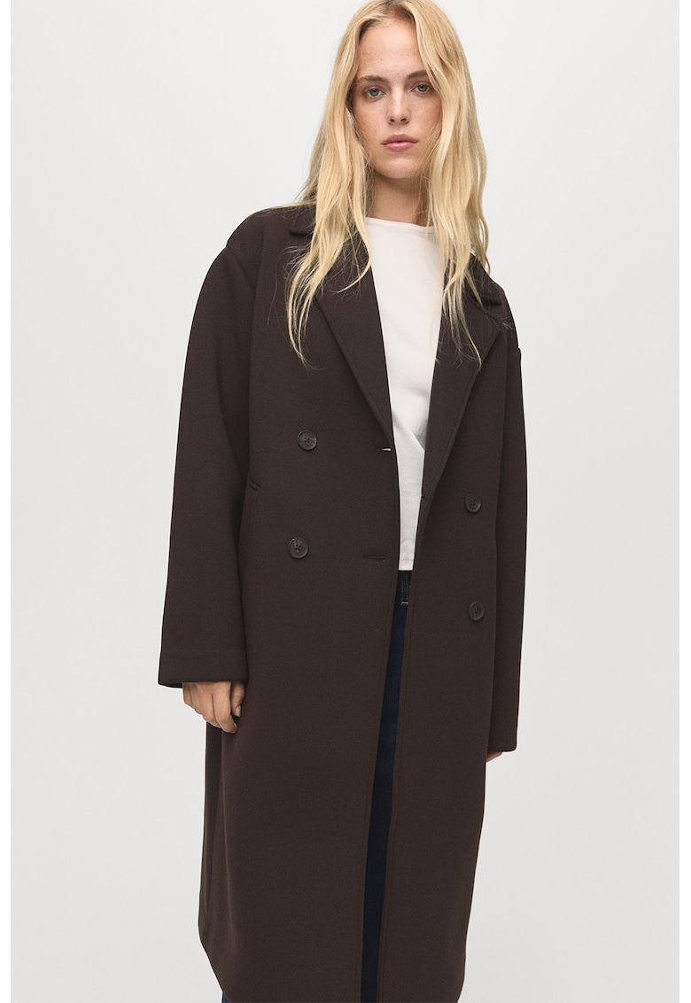 Палто с дизайн 2 в 1 Mango