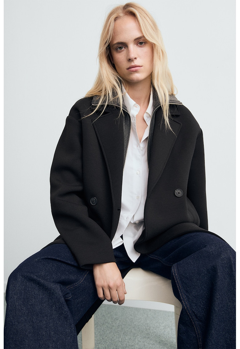 Палто с дизайн 2 в 1 Mango