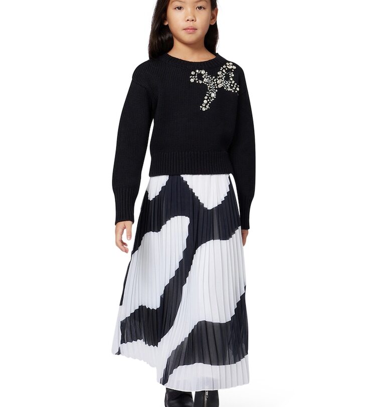 Памучен пуловер с овално деколте Marc Jacobs