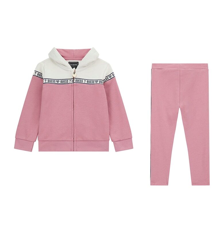 Памучен спортен екип и лого GUESS KIDS