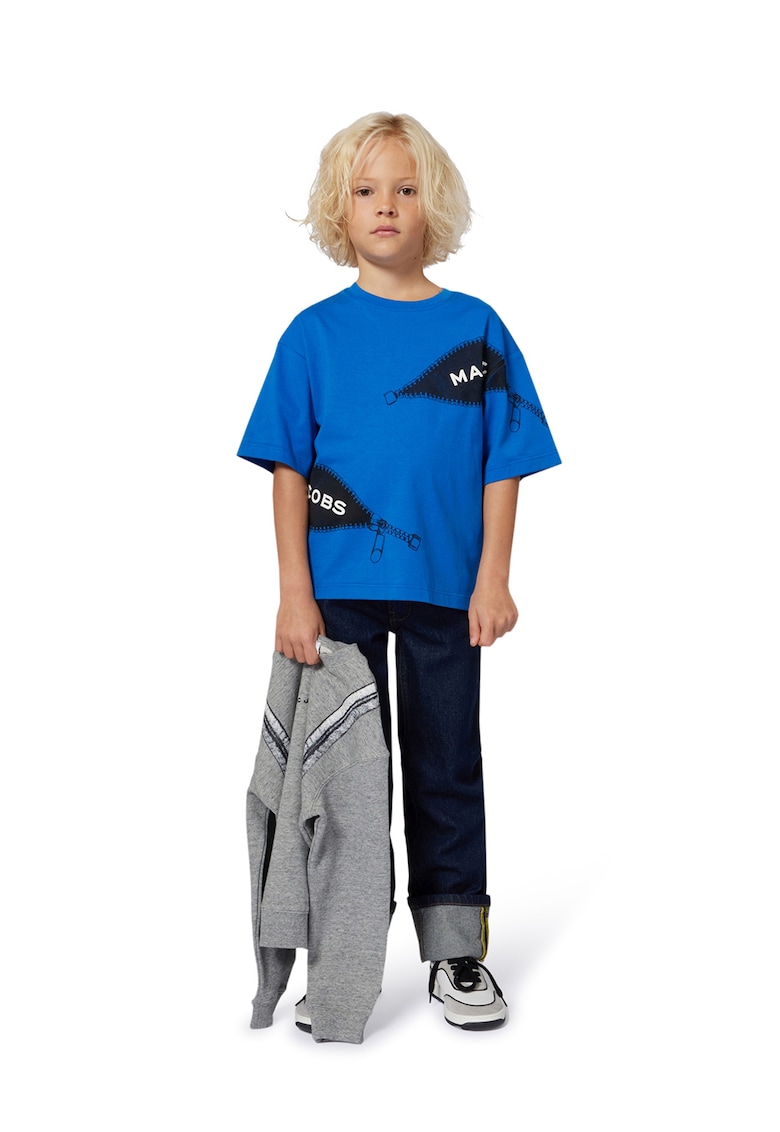 Памучен суитшърт с графична шарка на гърба Marc Jacobs