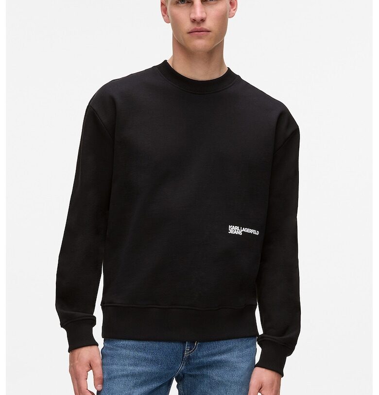 Памучен суитшърт с принт KARL LAGERFELD JEANS