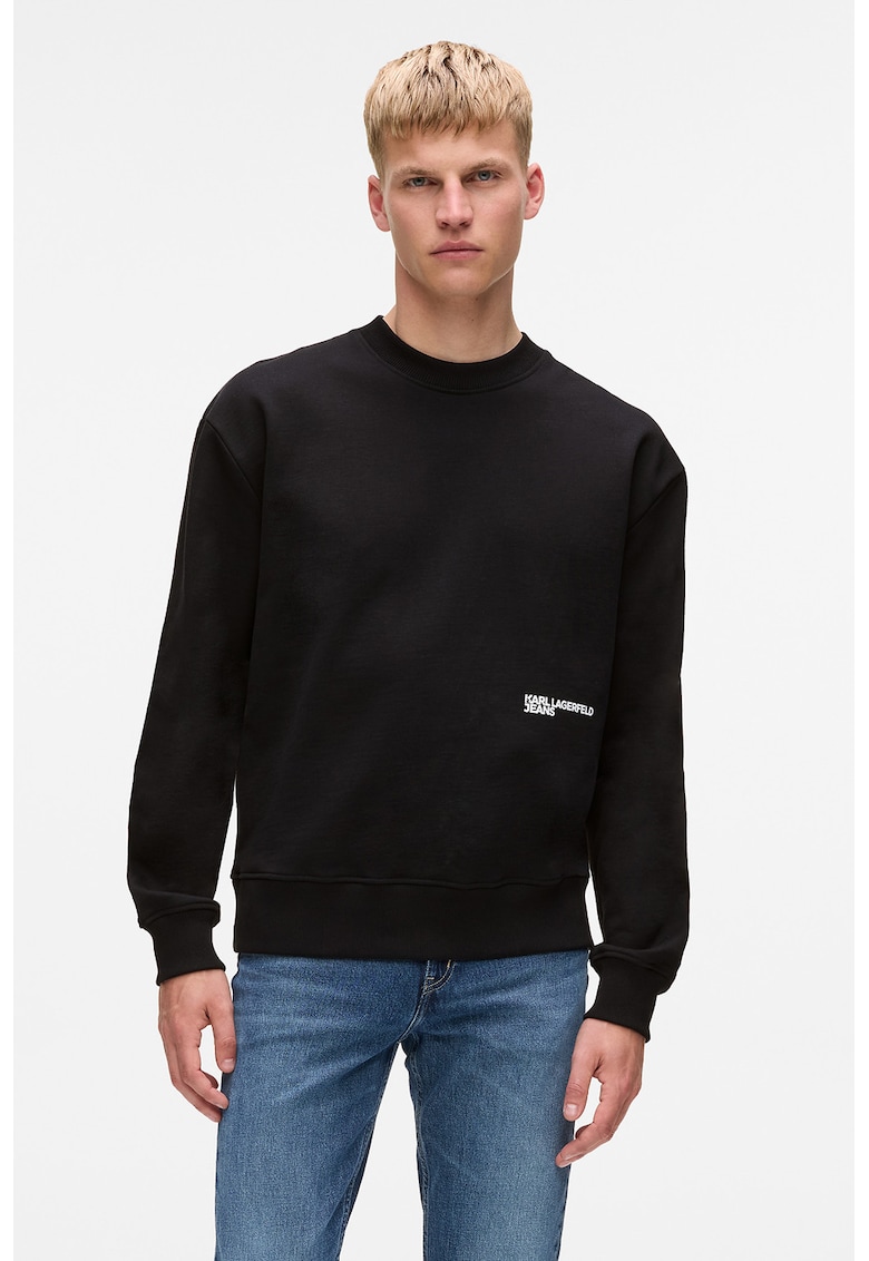 Памучен суитшърт с принт KARL LAGERFELD JEANS