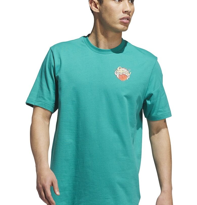 Памучна бейзболна тениска adidas Performance