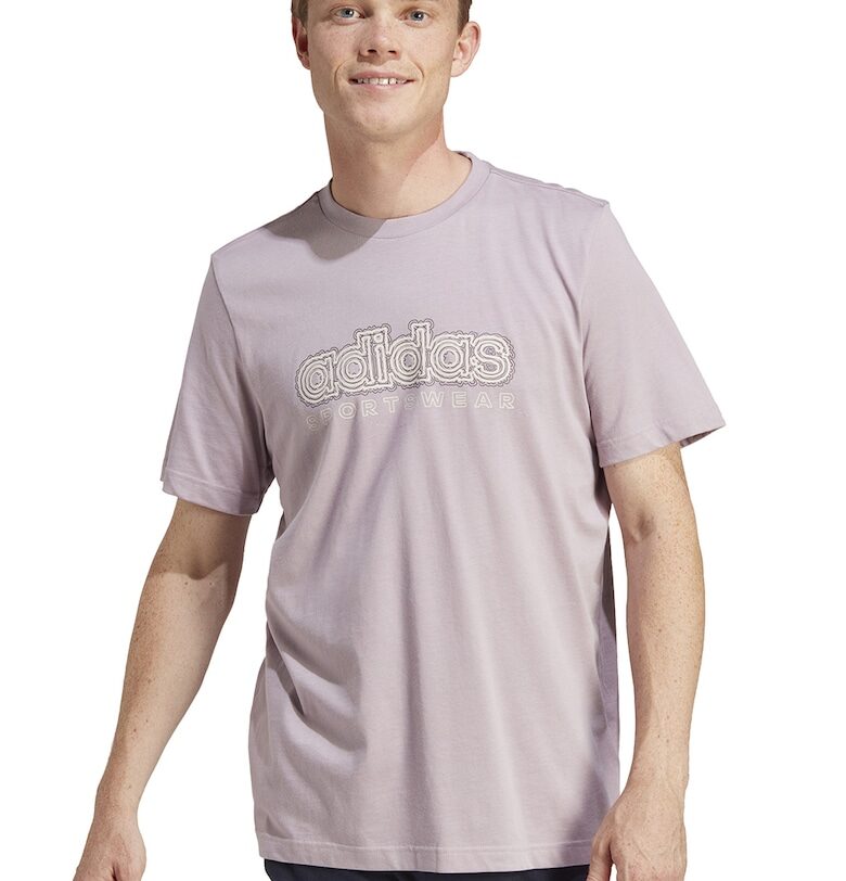 Памучна тениска Growth с лого adidas Sportswear