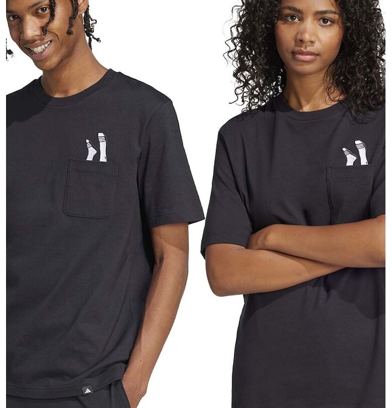 Памучна тениска Lounge Slide adidas Sportswear