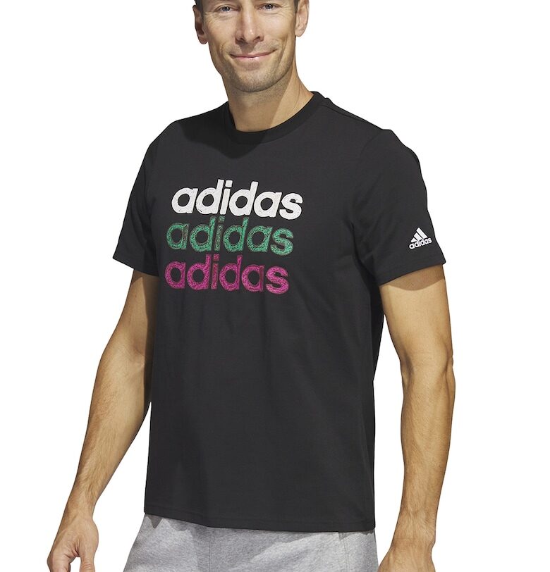 Памучна тениска Multi Linear с лого adidas Sportswear