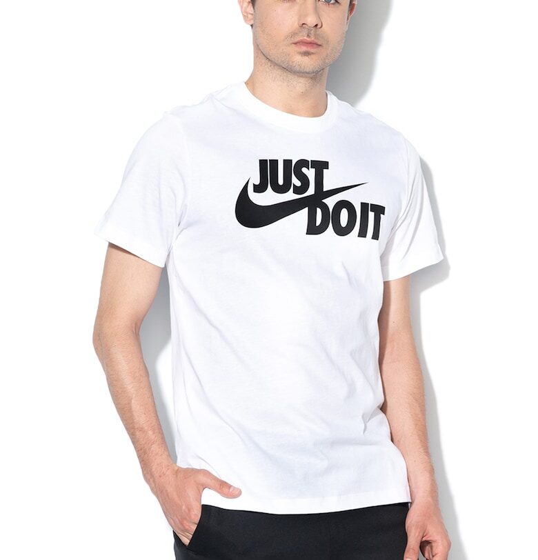 Памучна тениска Swoosh с лого Nike