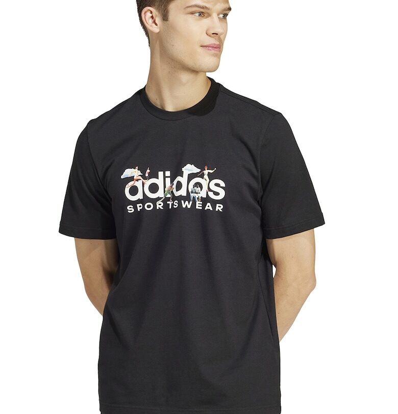 Памучна тениска с лого adidas Sportswear