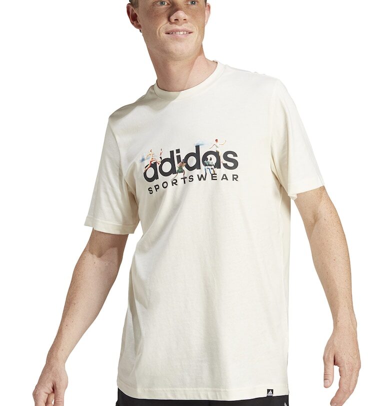Памучна тениска с лого adidas Sportswear