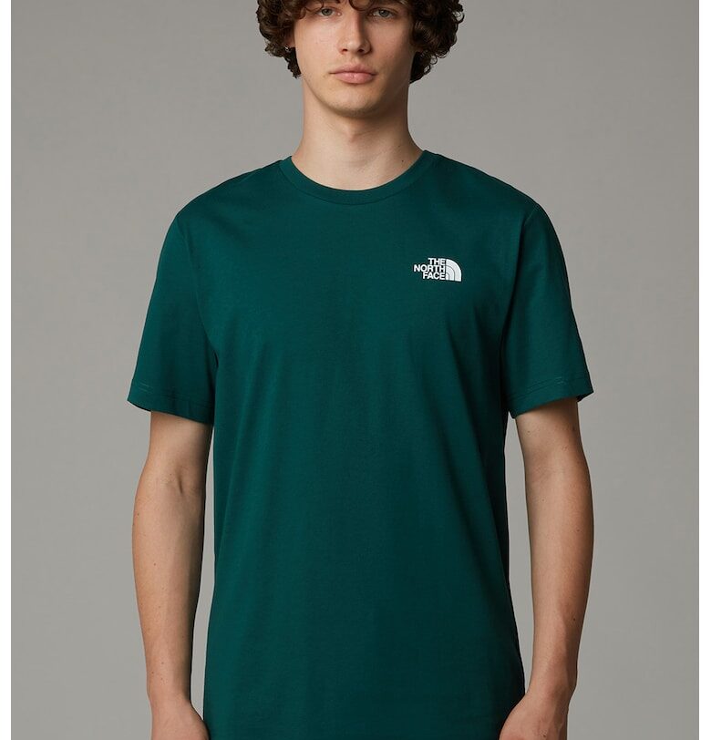 Памучна тениска с лого на гърба The North Face