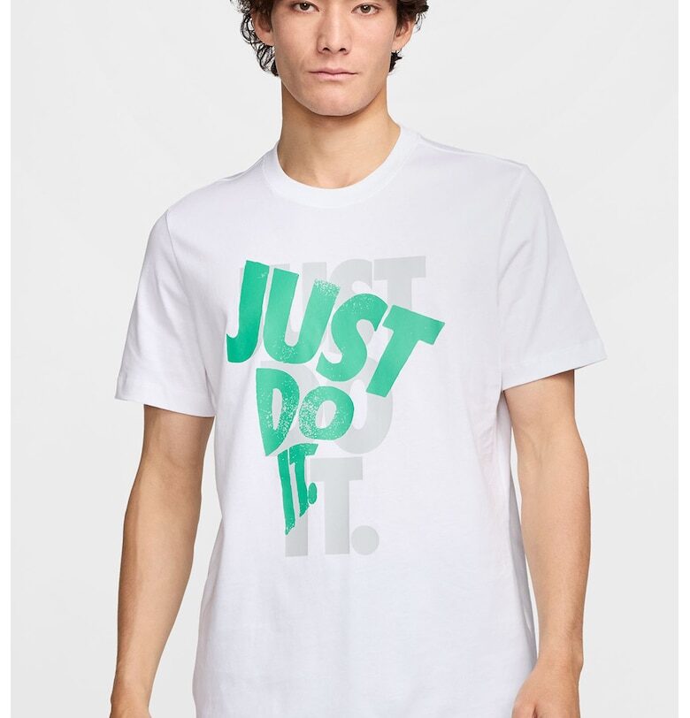 Памучна тениска с надпис Nike