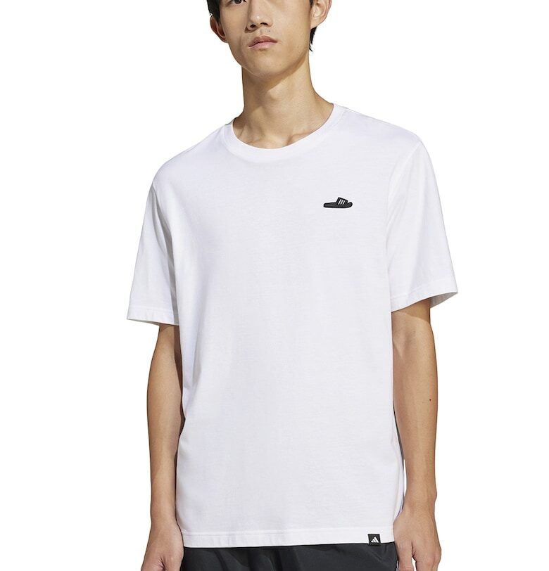 Памучна тениска с овално деколте adidas Sportswear