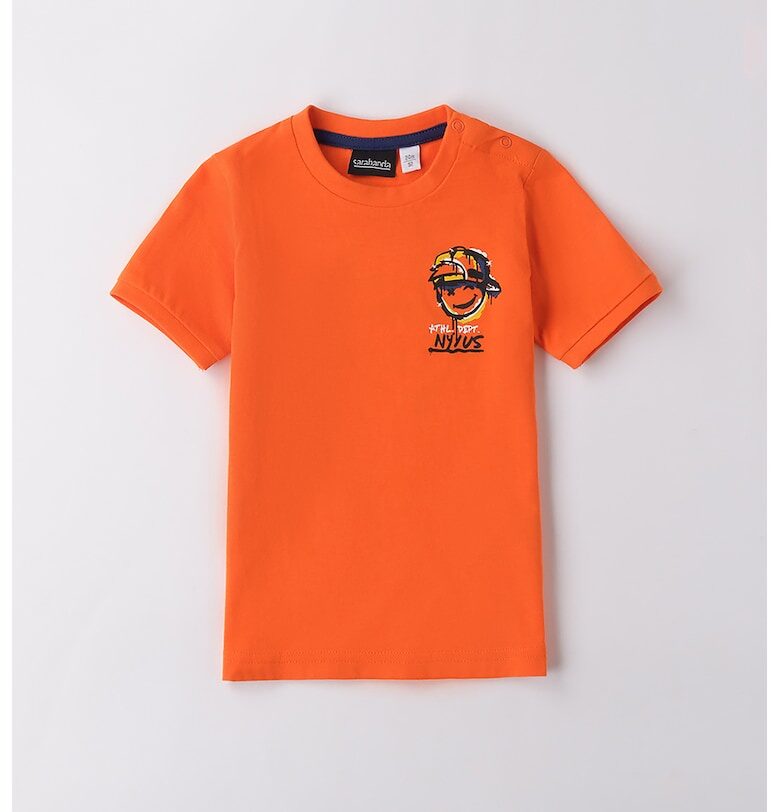 Памучна тениска с шарка Sarabanda