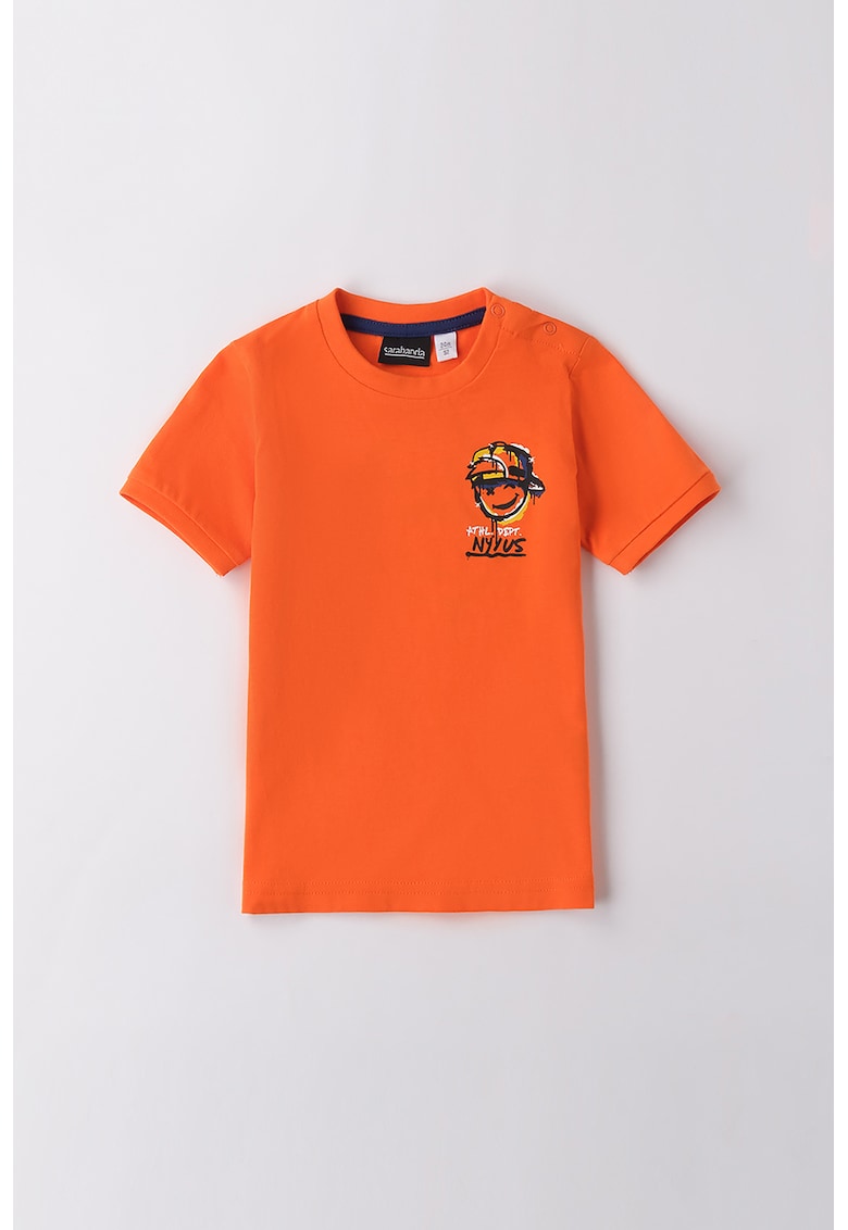 Памучна тениска с шарка Sarabanda