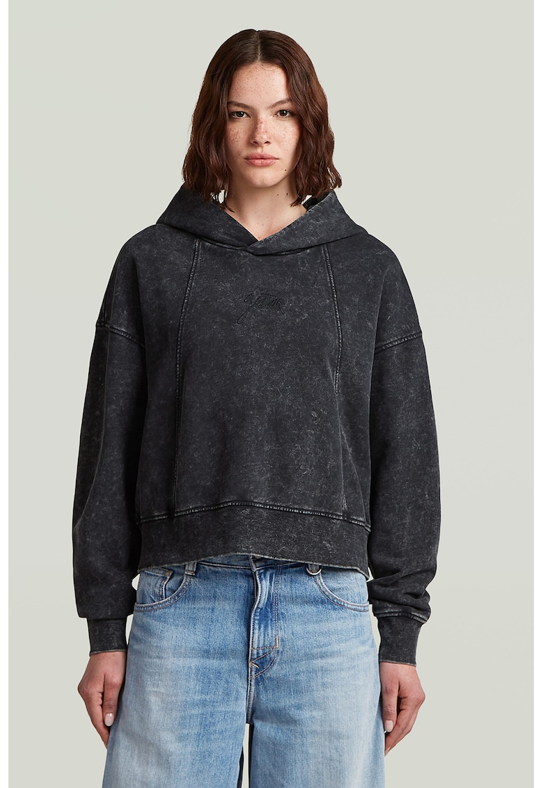 Памучно худи със свободна кройка G-STAR