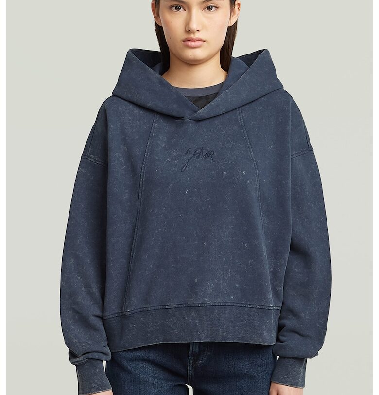 Памучно худи със свободна кройка G-STAR