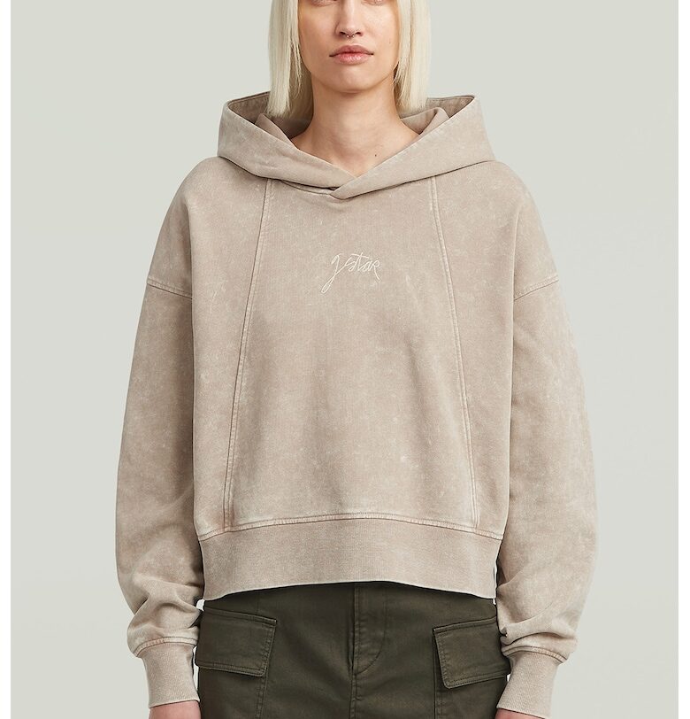 Памучно худи със свободна кройка G-STAR