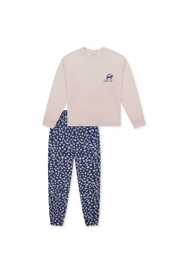 Пижама с десенирана долна част Schiesser