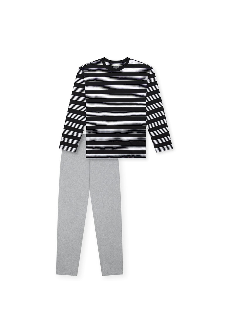 Пижама с раирана горна част Schiesser