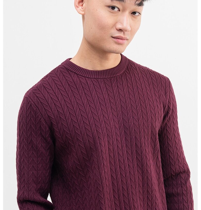 Плетен пуловер GUESS