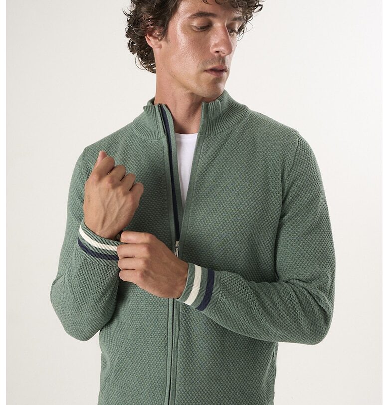 Плетен пуловер с цип Felix Hardy