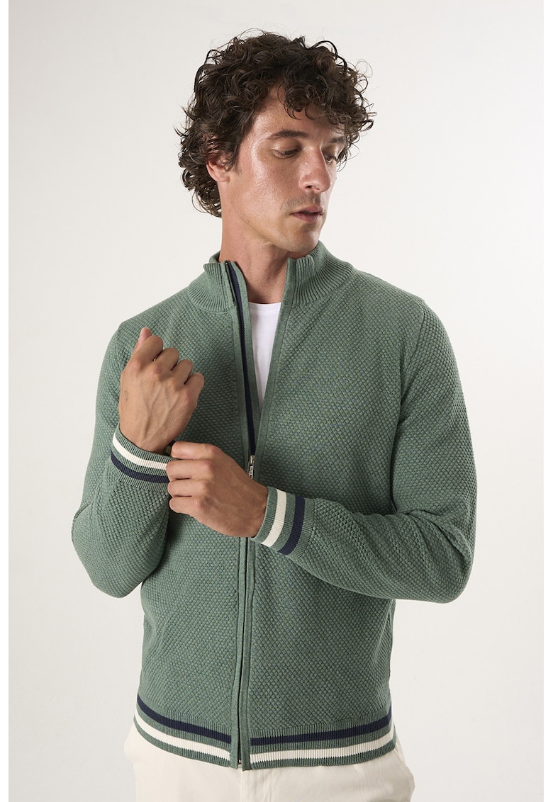 Плетен пуловер с цип Felix Hardy